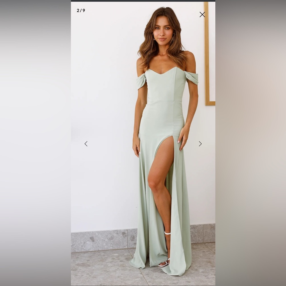 Dear Emilia Sage Blushing Cinderella Dress
